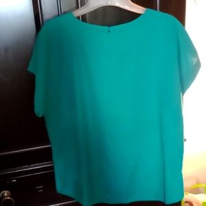 Laura Mae 12 Green Blouse